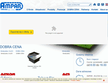 Tablet Screenshot of ampar-silesia.pl